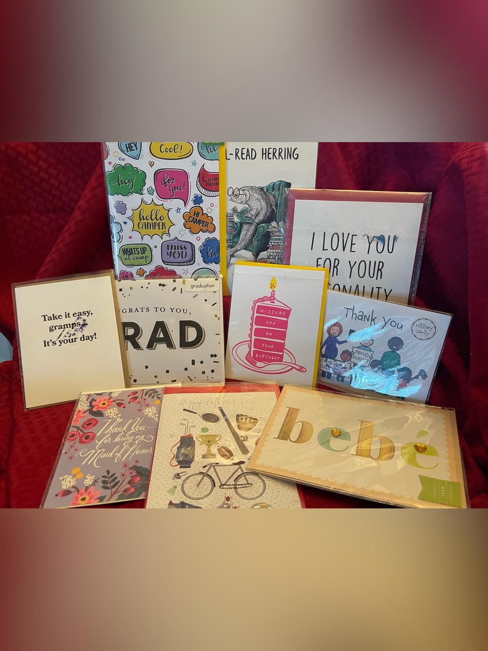 10pk of Assorted Gift Cards